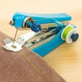 thumbnail image 1 of Blue Handheld Sewing Machine,Mini sewing machine,Easy to Use and Fast Stitch Suitable for Clothes, DIY Home Travel Electric Handheld Sewing Machine for Beginners Handy Needlework Tool, 1 of 7