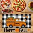 thumbnail image 3 of JOOCAR Happy Fall Pumpkin Truck Linen Table Mats Set of 4 for Home Kitchen Table Decor 12x18 inch, 3 of 5