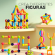 thumbnail image 3 of Juguete Armable Magnetico Bebe Niños Infantil Didactico Xtellar multicolor, 3 of 4