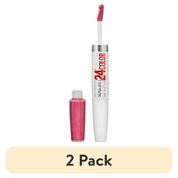 (2 pack) Maybelline SuperStay 24 2-Step Liquid Lipstick, Blush On