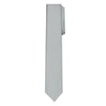 thumbnail image 3 of Jacob Alexander Boys' Tone on Tone Houndstooth Regular Self Tie Neck Tie - Silver, 3 of 5