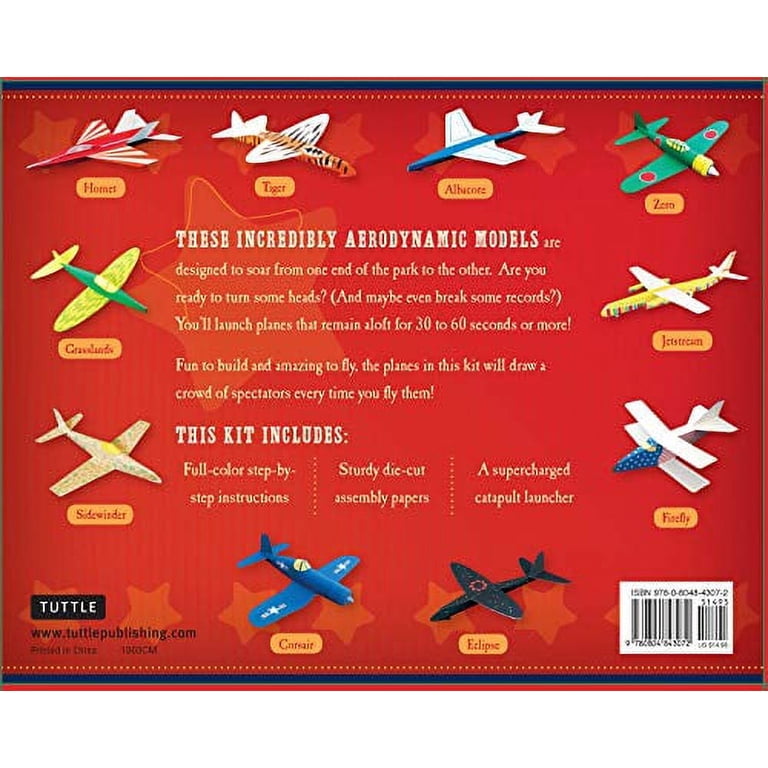 Andrew Dewar High-Performance Paper Airplanes Kit, 10 Pre-cut