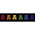 thumbnail image 2 of Junior's Star Wars Stormtrooper Pride Rainbow  Graphic Tee Black X Large, 2 of 3