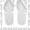 White, variant on 50 Pairs of Bulk Wholesale Slide Slip On Flip Flop Sandals for Women, Weddings, House Guests, Indoor and Backyard Outdoor in White