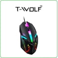 thumbnail image 3 of TECLADO + MOUSE + AUDIFONOS + MOUSE PAD Gamer RGB Gaming Combo 4 en 1 T-Wolf TF800, 3 of 9