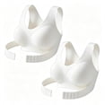 thumbnail image 2 of Stamzod 2 Pack Women's Posture Corrector Bra X-Shaped Cross Back Push Up Bra Seamless No Underwire Wireless Bras, 2 of 10
