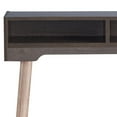 thumbnail image 6 of Furniture of America Keller 2-Shelf Console Table, Walnut, 6 of 7