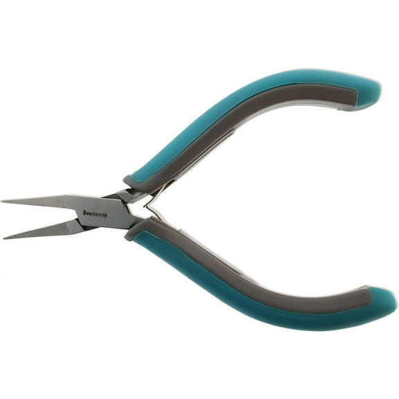 BeadSmith Simply Modern Series, Flat Nose Pliers, 4.75 Inches Long