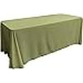 thumbnail image 3 of LA Linen TCpop90x132-SageDrkP39 Polyester Poplin Rectangular Tablecloth, Dark Sage - 90 x 132 in., 3 of 4