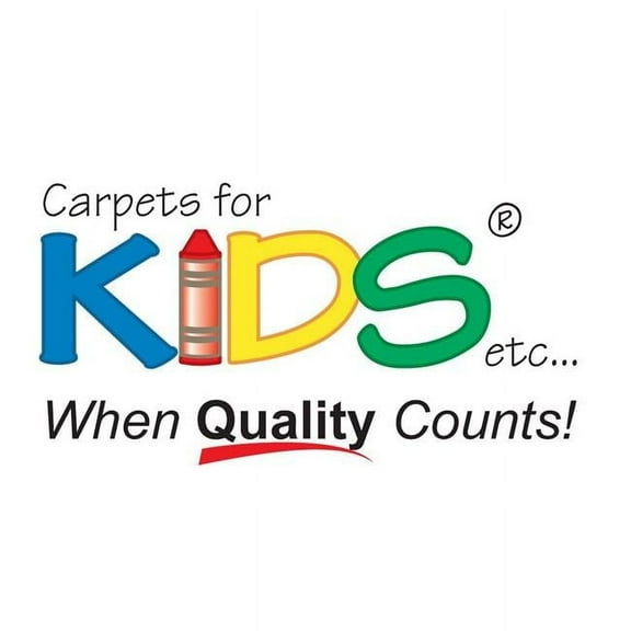 Carpets for Kids KIDSoft Seating Blocks Rug, 6 Feet x 9 Feet, Rectangle, Multicolored