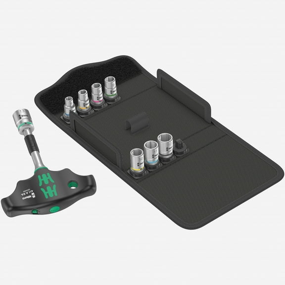 Wera 023470 Kraftform Kompakt 400 RA Set 2, 9 Pieces