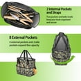 thumbnail image 6 of Daisy Flowers Garden Tools Bag, Water-proof Oxford Garden Tote Home Organizer Gardening Tool Bag Kit Holder with 8 Pockets for Indoor and Outdoor Gardening(Tools Not Included), 6 of 6