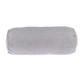 thumbnail image 1 of Traversin Cervical Rond avec Housse en Lin Amovible et Lavable - 15x40cm (Dia. Gris, 1 of 10