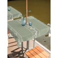 thumbnail image 2 of Outdoor Tablecloth with Umbrella Hole for Patio/Picnic/Party/Camping, Green Flower Branch Waterproof Table Cloth Square Cover Washable, Spring Summer Farmhouse Botanical (60"x 60"), 2 of 8