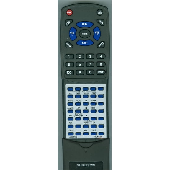 Replacement Remote for Pioneer AXD7170, CU-XC005, NS-5, XC-L5, SL5V-S