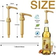 thumbnail image 5 of 10 Pcs Gold Coffee Syrup Pumps, Compatible with 25.4 Oz/750Ml Bottles, Great for Home & Coffee Bar Drinking Mixes, Tea, Beverage, Cocktails, 5 of 19