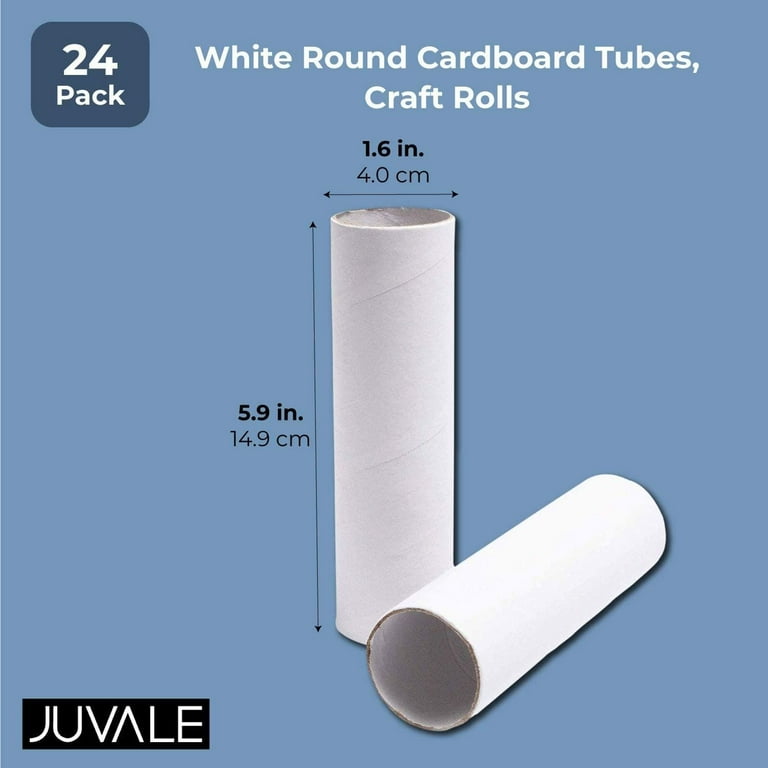 White Cardboard Tubes