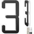 thumbnail image 1 of czcpp-4 Inch Floating Modern House Numbers for Outside, Aluminum Metal House Numbers Letters, Door Mailbox Numbers, Black Metal House Address Letters and Numbers for Garden Office Apartment (3), 1 of 4