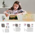 thumbnail image 2 of DJN DIY LED Message Board Acrylic Writing Warm White Adjustable 7 Color Pens Dry Eraser Light Up Stand For Kid Draw USB Cable Bedside Night Light Calendar 2ml Writing & Drawing Board, 2 of 9