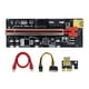 thumbnail image 2 of VER009C-PLUS PCIe Riser con LED USB 3.0 PCI-E 1X a 16X Extender (Rojo), 2 of 9