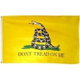thumbnail image 2 of 2x3 2'x3' Don't Tread On Me Gadsden EMBROIDERED 2 double sided Flag USA SHIP, 2 of 3