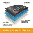 thumbnail image 2 of Outdoor TV Cover 55" to 58" inches Universal Weatherproof Protector - Brown, 2 of 8