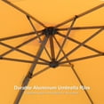 thumbnail image 6 of PURPLE LEAF 8' X 8' Patio Umbrella with Wheeled Base for Pool 7' High Offset Outdoor Cantilever Umbrella Swimming Pool Umbrella with 360°Rotation for Poolside Yellow, 6 of 8