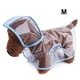 thumbnail image 3 of Greeniant Chubasquero impermeable para mascotas para cachorros - Hebillas de doble Chaqueta de ropa transparente de secado rápido Marco azul M Type3 NO3, 3 of 6