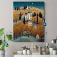 thumbnail image 4 of Autumn Village Abstract Canvas Wall Art 15.75x11.81 Inches, 4 of 8