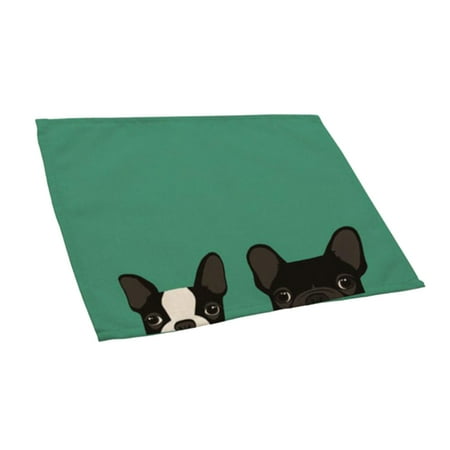 

Cute Placemats Washable Fabric Pad for Dining Room Kitchen Table Decoration - as described as described