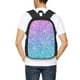 thumbnail image 4 of Fotbe Multicolor Glitter Mochila para Hombre y Mujer - Tela Oxford 600D Resistente - Mochila Impermeable de Gran Capacidad para Escuela, Viajes y Senderismo, 4 of 6