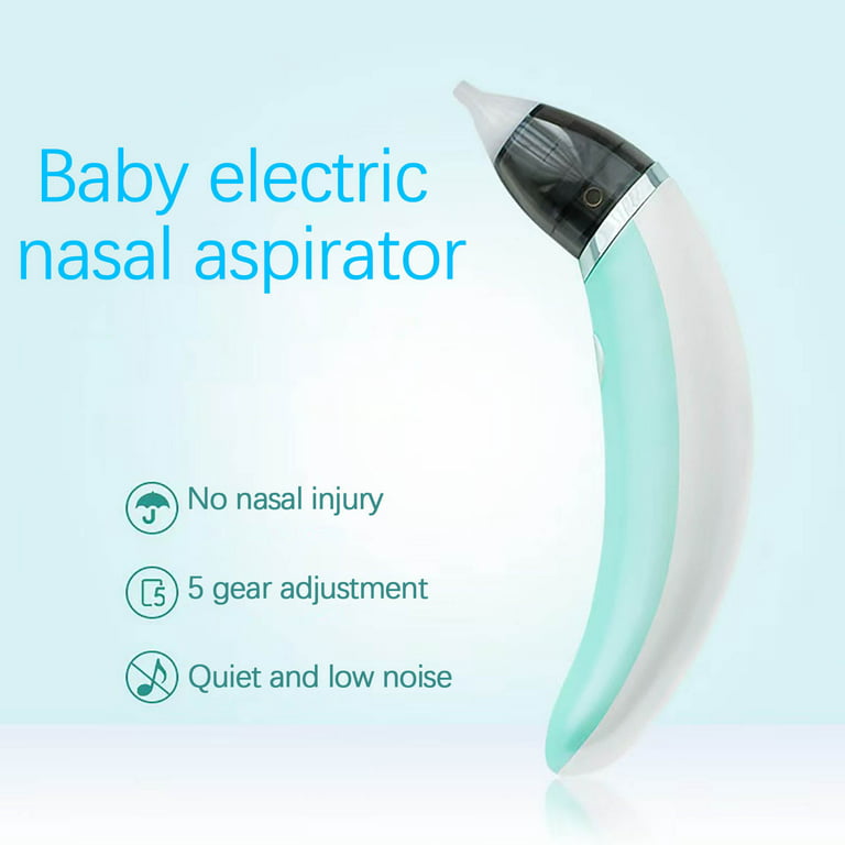 Nasal Aspirator for Baby Electric Nose Sucker Snot Cleaner Toddlers Booger  Suction Baby Booger Remover Babies Nasal Aspirator Baby Nasal Aspirator  Infant Nose Remover Rheum Portable flu Sucker Cold