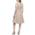 thumbnail image 2 of Calvin Klein Womens A-Line Dress, Beige/2, 2 of 4