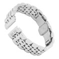 thumbnail image 5 of Suodoka Professional Stainless Steel Replacement Watch Band, Adjustable Metal Strap with Butterfly Clasp, Silver (18mm / 0.71 inches), 5 of 9