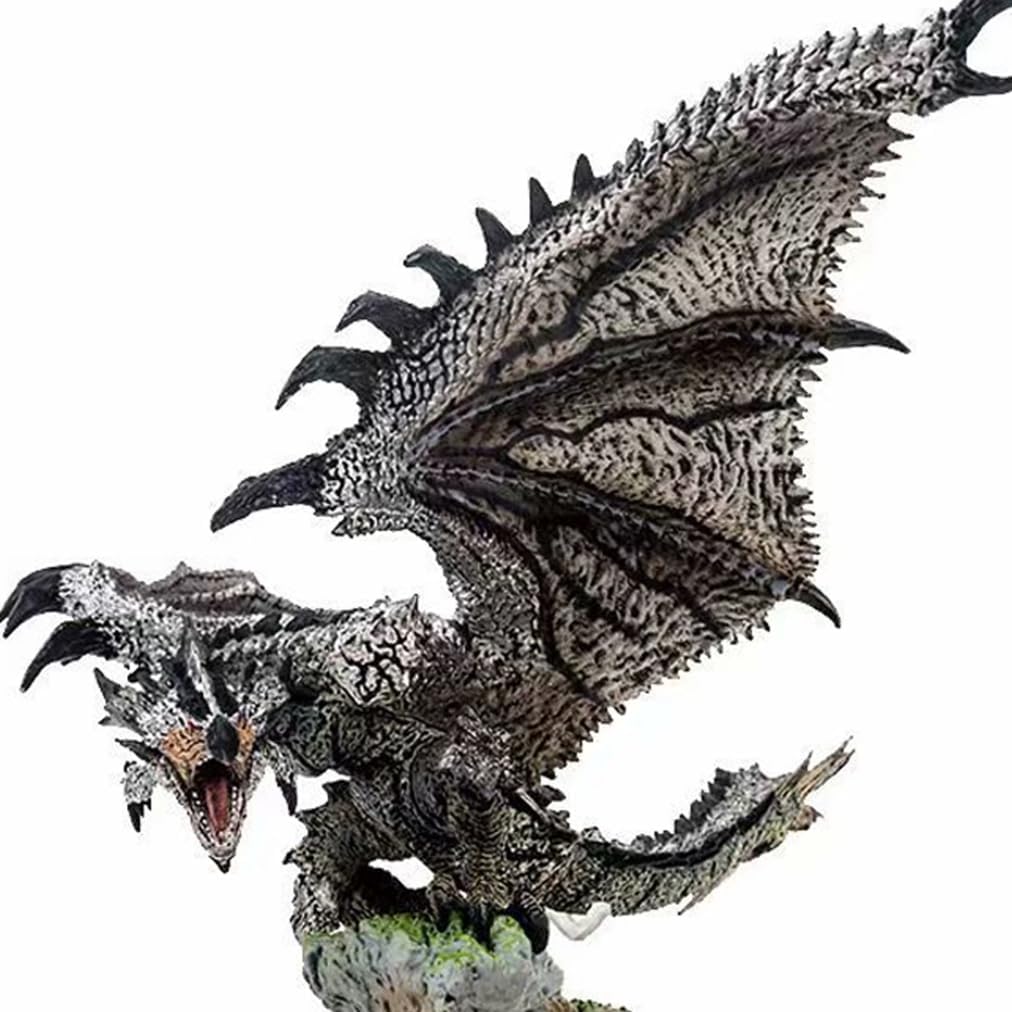 New Silver Rathalos (Scenario Ver) Character Anime Model Statue Action Figures Desktop Ornament Popular Decorations Fan Souvenirs Creative Gift Collectable