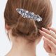 thumbnail image 2 of Horquilla de diamantes de imitación de cristal, flor grande, mariposa, perla, clip Vintage, joyería de pelo largo azul para boda para mujeres y niñas, 2 of 5