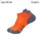 thumbnail image 2 of 6 pares de calcetines de algodón para hombre, de malla poco profunda, transpirables, que absorben el sudor, para fitness, para correr, para las cuatro estaciones, 2 of 6