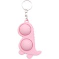 thumbnail image 1 of Jouet Anti-Stress Simple, Porte-Clés Jouet Anti-Stress Portable Mini Décompression, Forme d'Animal Jouet à Main Simple Anti-Stress, Jouet Sensoriel à Bulles (Rose Dinosaure), 1 of 5