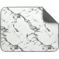 thumbnail image 3 of Mainstays Absorbent Microfiber Dish Drying Mat, Kitchen Countertop Dish Drying Pad for Dishes, Glasses, Bowls and Utensils, Marble, 3 of 8