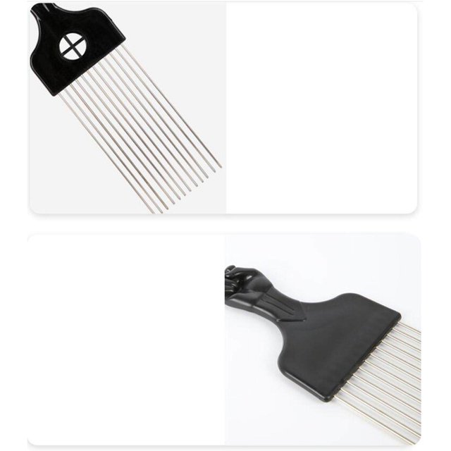Langgg American Comb Hairdressing Tool Detangle Wig Hair Styling Home Use Type 3