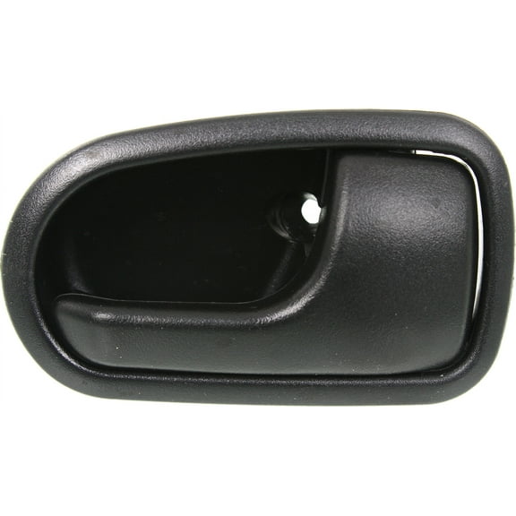 Interior Door Handle Compatible with 1995-2003 Mazda Protege Front or Rear, Passenger Side Textured Black