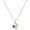 Blue, variant on 1928 Jewelry 14K Gold Dipped Cherub And Heart Pendant Necklace For Women (Purple), 16"
