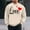 Khaki, variant on NTACZA Novelty Funny Shirts Mens Crew Neck Valentines Day Black Sweatshirt Holiday Heart Long Sleeve Mens Graphic Tees L
