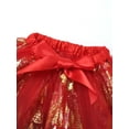 thumbnail image 4 of MSemis Girls Christmas Tutu Skirts Ballet Tulle Layered Ruffle Skirts with Headband, 4 of 6