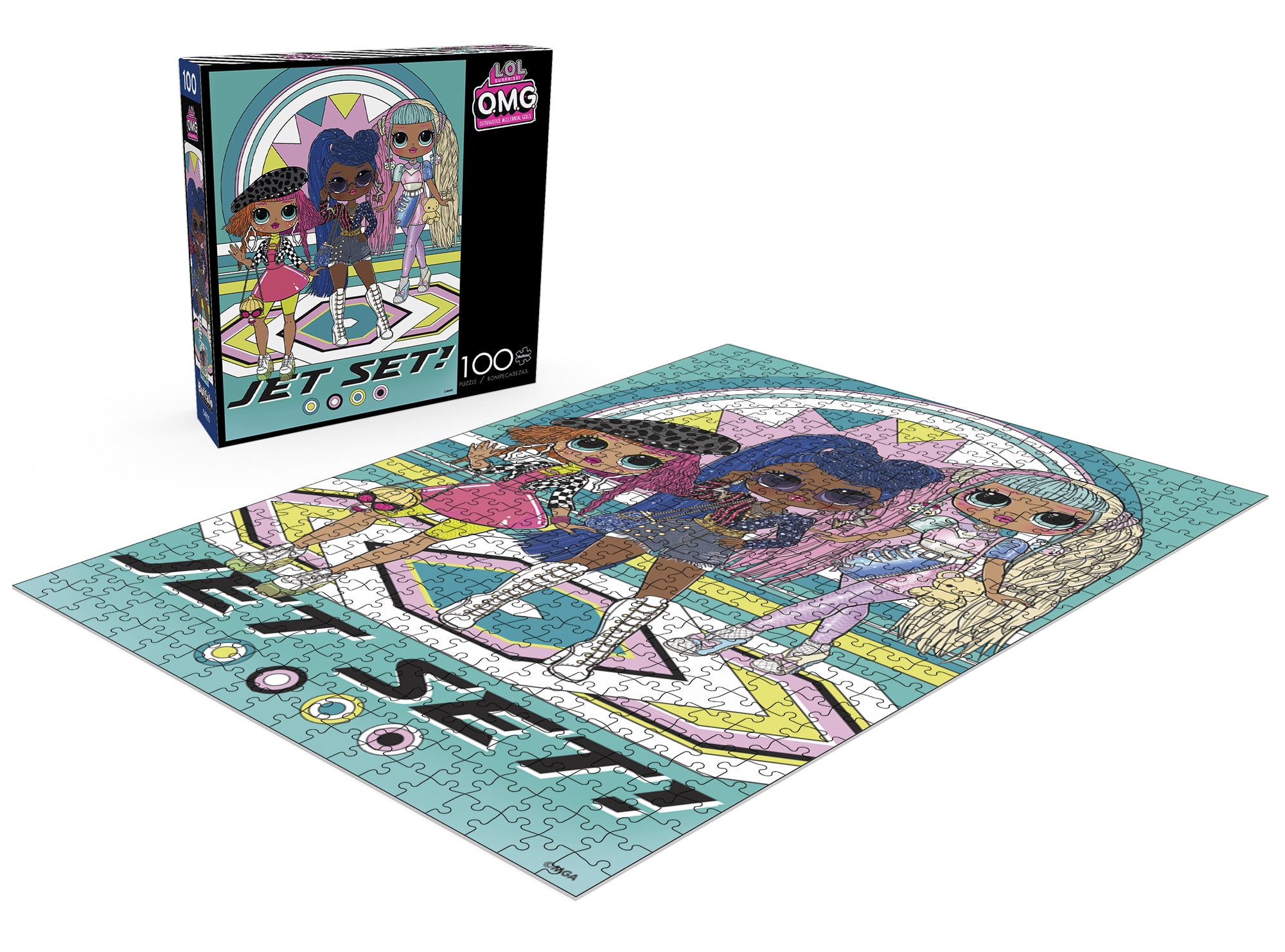 Buffalo Games 100-Piece LOL Surprise O.M.G. Jet Set Jigsaw Puzzle