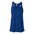 thumbnail image 1 of Bella Ladies Flowy Racerback Tank, XS, True Royal, 1 of 3