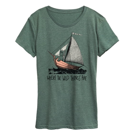 Where The Wild Things Are - Boat Short Sleeve Graphic T-Shirt