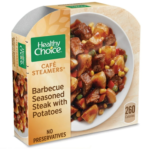 Healthy Choice Café Steamers Barbecue Seasoned Steak With ...