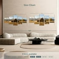 thumbnail image 3 of Elephant Stock Wyoming Moulton Barn Wall Art - Horizontal Multi Panel Canvas - Living Room Wall Decor - Places Multi Panel - Brown And Blue Decor - 68" x 30", 3 of 4