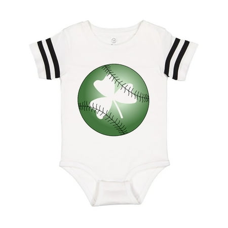 

Inktastic Baseball Irish Shamrock Gift Baby Boy or Baby Girl Bodysuit